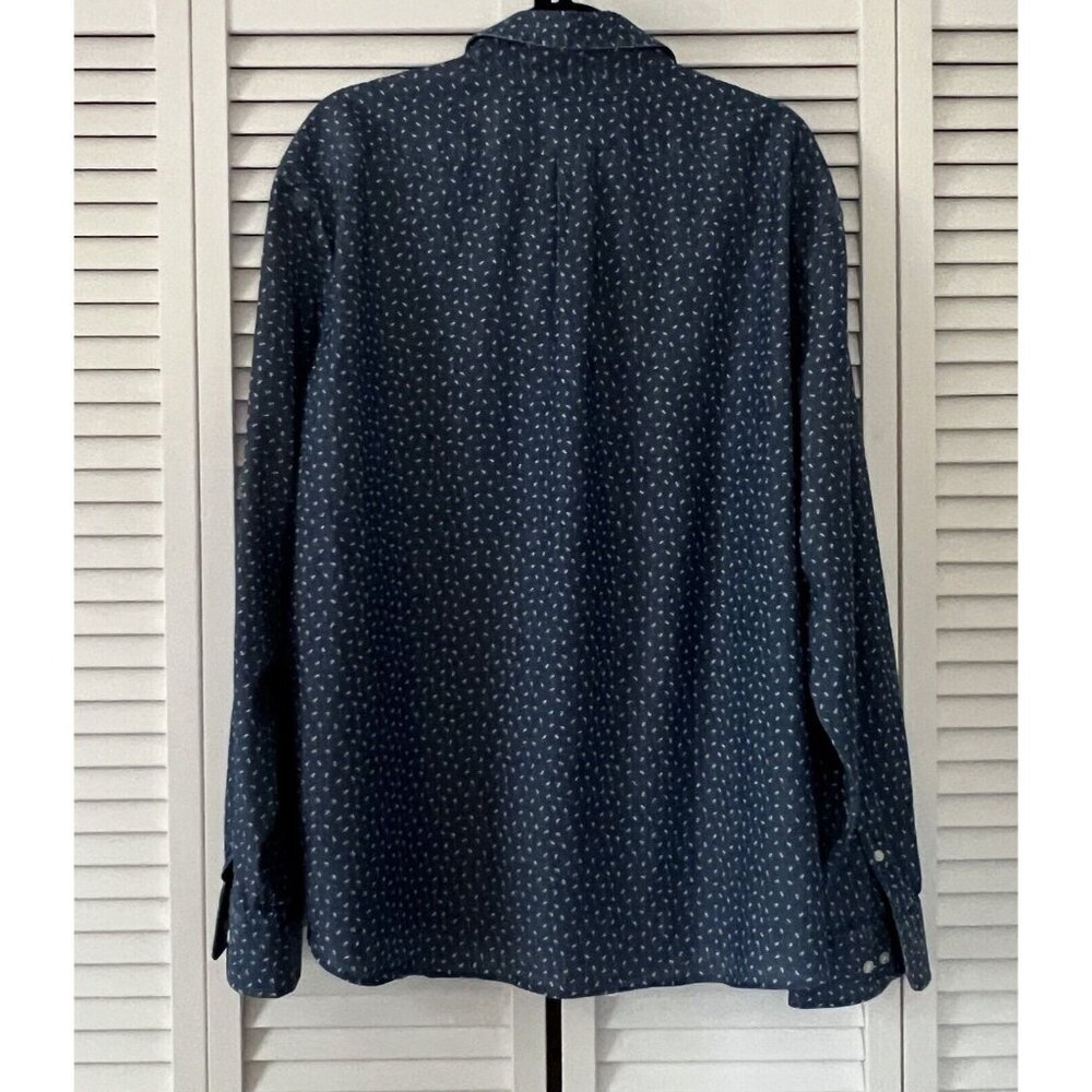 Lauren Ralph Lauren Button Up Shirt Adult XXL Blue Long Sleeve Mens - Picture 5 of 5
